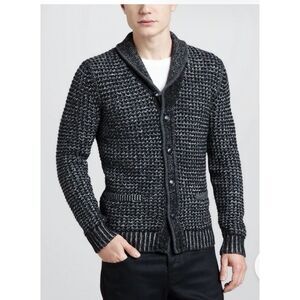 Rag and Bone for Neiman Marcus Men’s Shawl collar Wool Blend cardigan XL